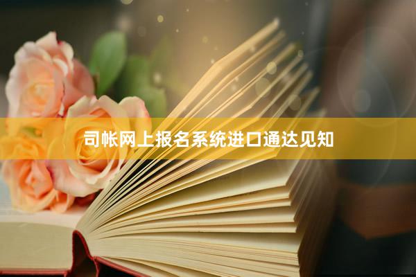 司帐网上报名系统进口通达见知